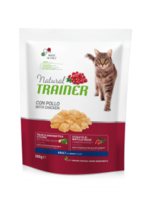 Natural Trainer Adult +1yers with chicken, сухий корм для дорослих котів з куркою, 300г