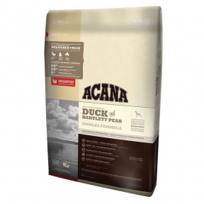 Acana Duck&Bartlett Pear Гіпоалергенний корм для собак з качкою та  грушею 340g