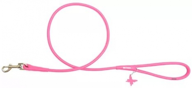 Collar Glamour повідець круглий рожевий 13мм/122см