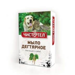 Чистотіл Мило дьогтьове для собак і кішок 80г