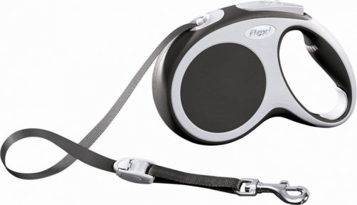 Flexi Vario 5m, стрічка, чорний 15kg