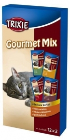 Trixie Premio Gourmet Mix (печінка/салямі/солод/сир) 12x2 48g