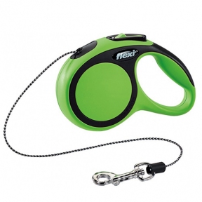 Flexi New Comfort 3m 8kg XS трос зелений