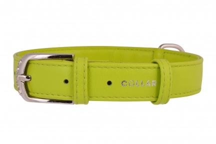 Collar Glamour нашийник без прикрас XS 9мм 18-21см салатовий