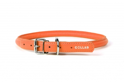 Collar Glamour нашийник для довгошерстий бак помаранчевий 6мм/17-20см