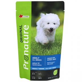 Pronature Original Dog Chicken Oatmeal Курка з овсяною мукою корм для собак 340г