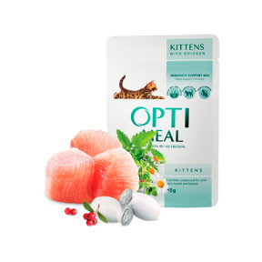 OptiMeal павуч для Котят з куркою 85г (1 шт)