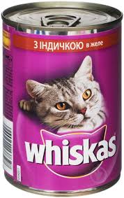 Whiskas 400g конс індичка в желе