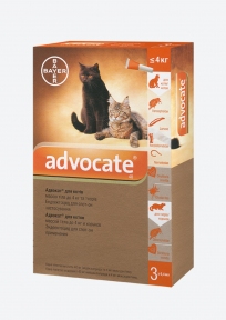 Advocate для котів до 4 кг 0,4 мл (1 шт)