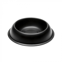 Ferplast, Mira KC 72, миска метал/емаль чорна, 0,5л