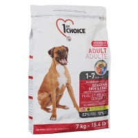  1st Choice Sensitive Skin & Coat with Lamb, Fish & Brown Rice для собак середніх порід 7кг