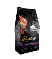 Savory Medium Breed rich у Fresh Turkey*Lamb 1kg