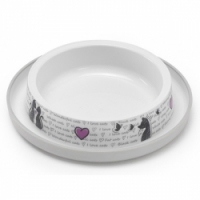 Moderna Trendy Dinner Cats in Love МОДЕРНА миска для котів 210 млd-15 білий