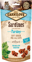 Carnilove Cat Crunchy Sack Ласощі д/кішок сардина та петрушка, 50г