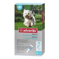 Advantix для собак вагою 4-10 кг (1 шт)