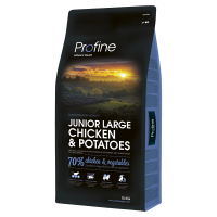 ProFine JUNIOR LARGE BREED CHICKEN&POTATOES курка та картопля для молодих собак великих порід 15kg