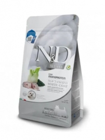 Farmina N&D Grain Fre Withe adult mini для собак з білою шерстю 2kg