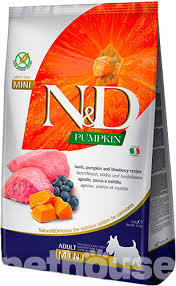 Farmina N&D Cat Grain Free Neutered lamb, pumpkin, blueberry adult 300g