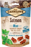 Carnilove Cat Crunchy Sack Ласощі д/кішок лосось та м'ята, 50г